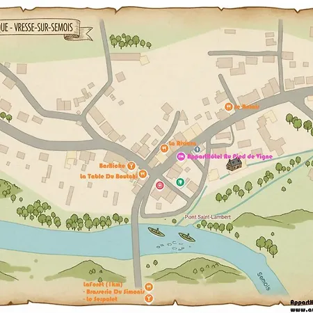 公寓式酒店 Au Pied De Vigne 4*